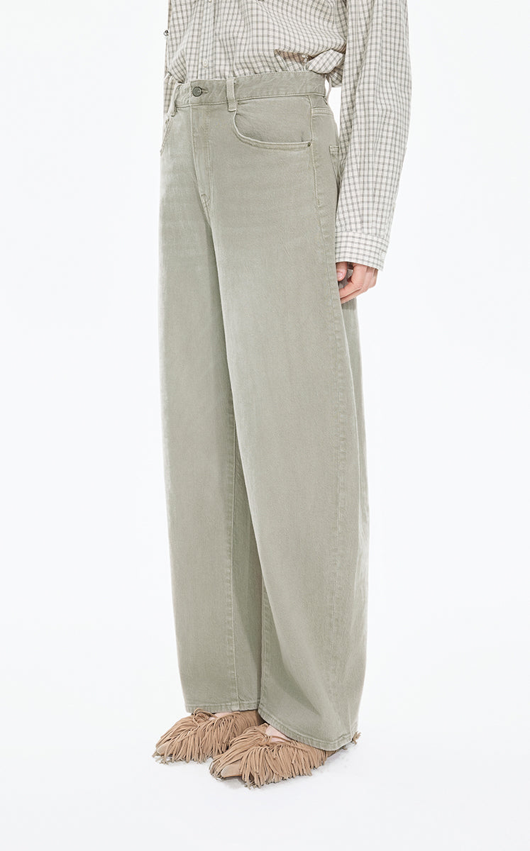 Pants /(ESG) JNBY Relaxed Banana Denim Trousers
