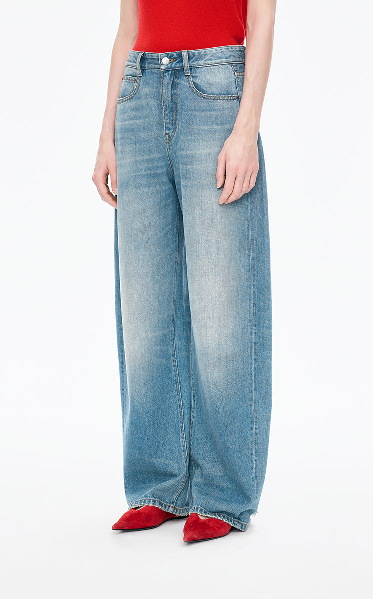 Pants /(ESG) JNBY Relaxed Banana Denim Trousers