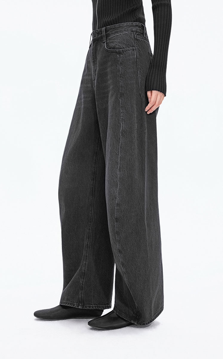 Pants / JNBY Tapered Banana Denim Jeans