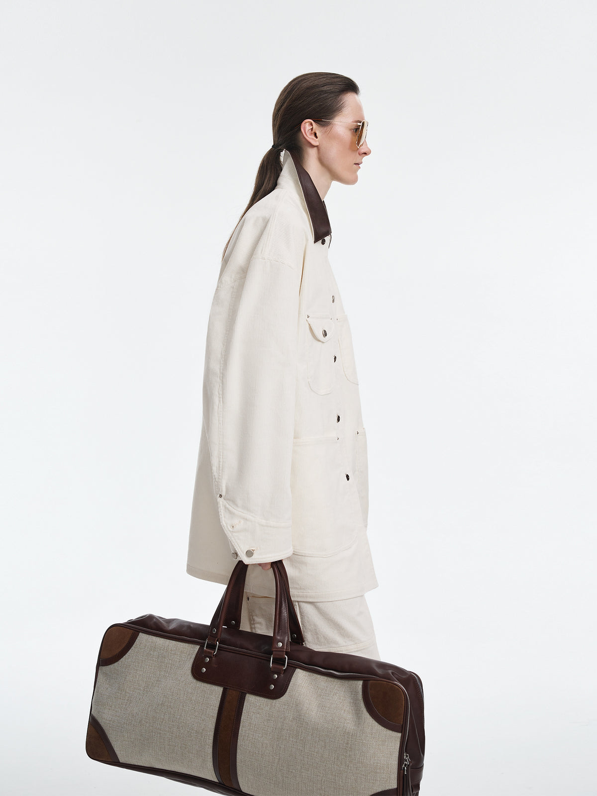 Jacket / JNBY Oversized Cotton Corduroy Long Jacket