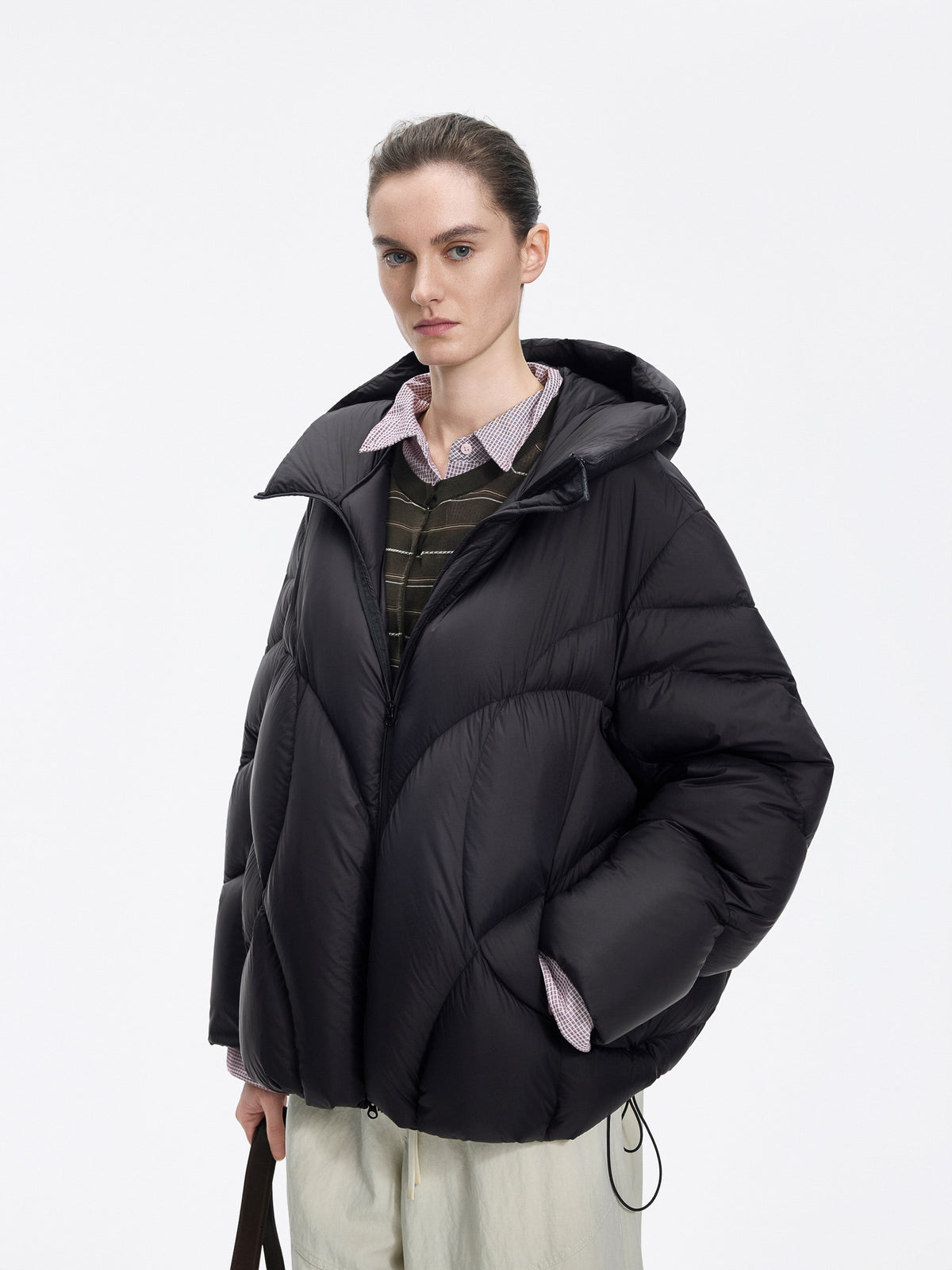 Jacket / JNBY Oversized Hooded Down Puffer