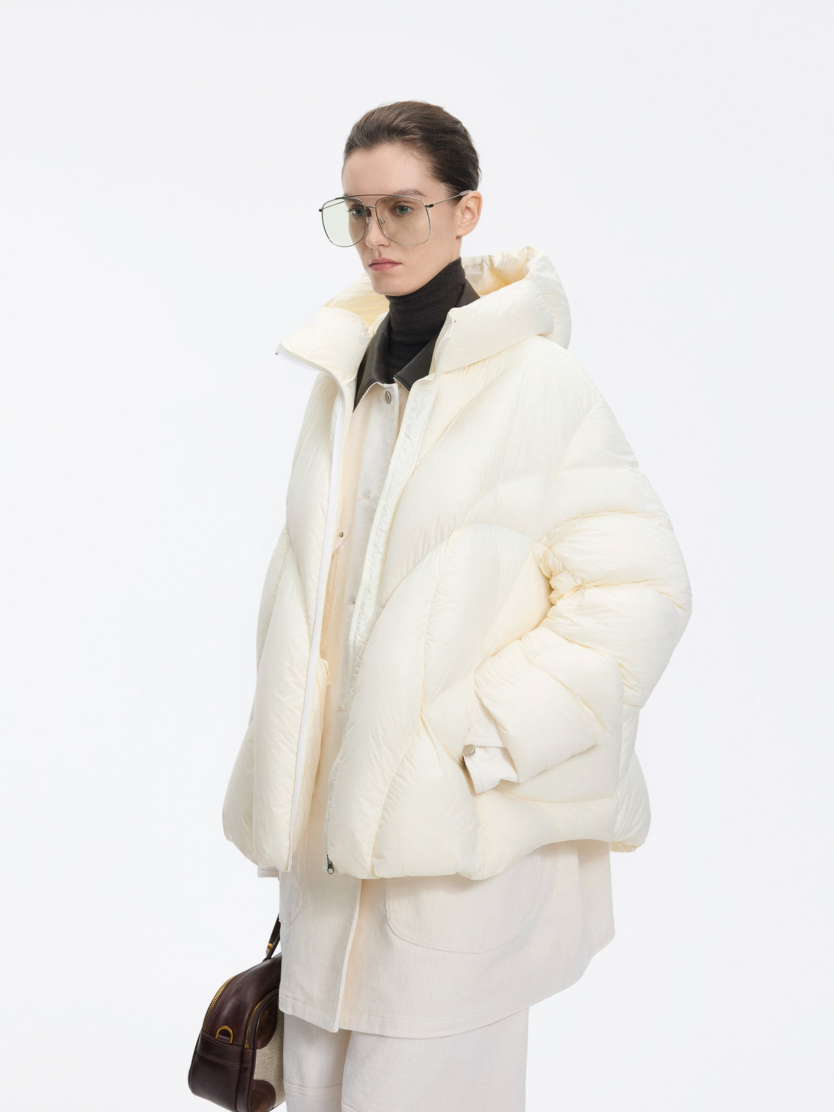 Jacket / JNBY Oversized Hooded Down Puffer