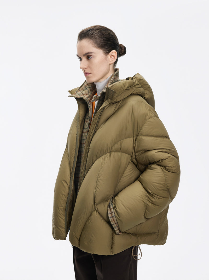 Jacket / JNBY Oversized Hooded Down Puffer