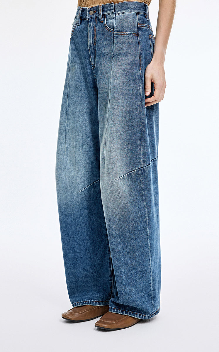 Pants / JNBY Vintage Textured Denim Pants