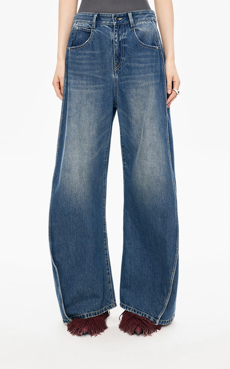 Pants / JNBY Eco-Friendly Recycled Denim Banana Pants Blue