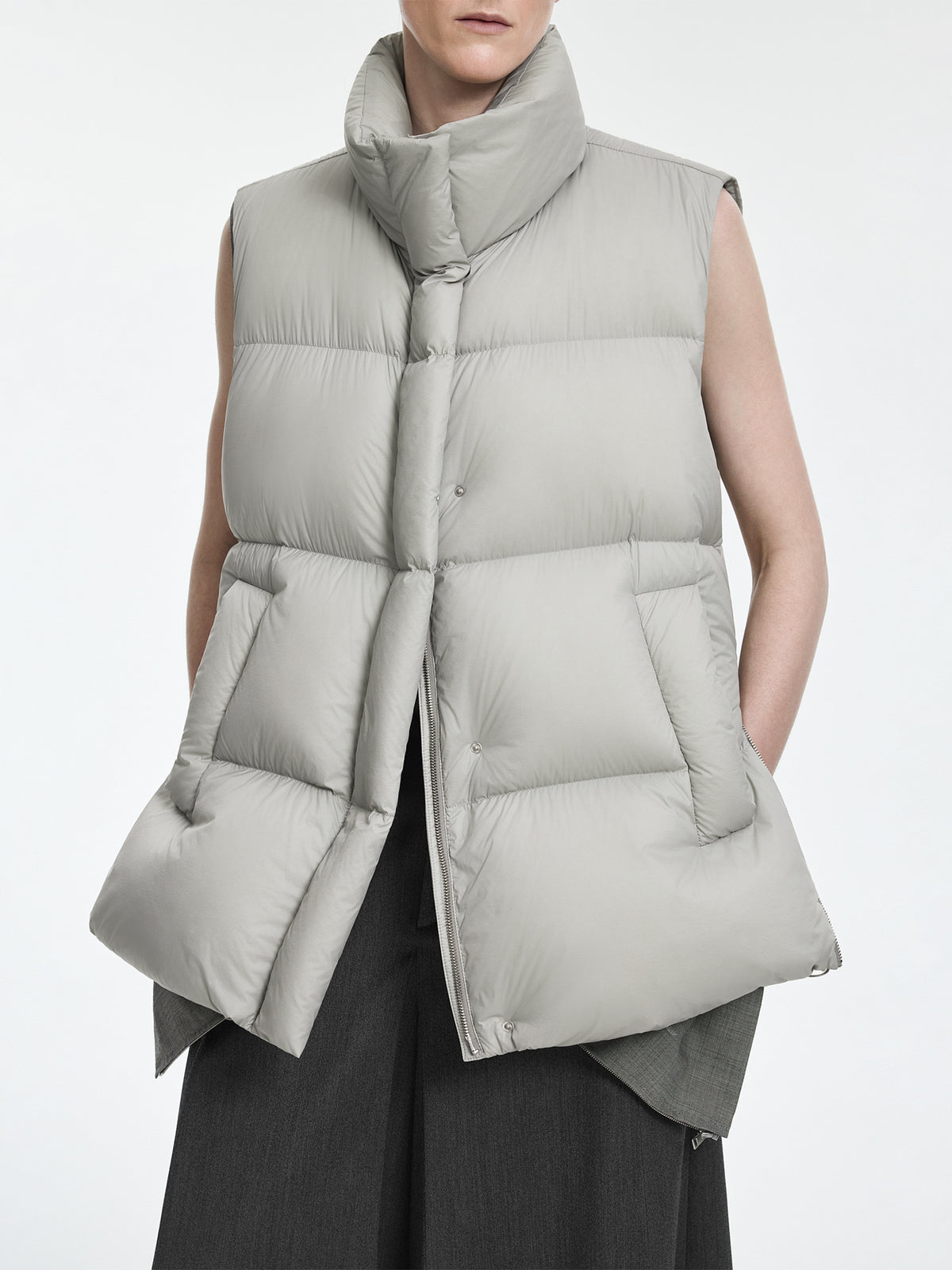 Vest / JNBY White Goose Down Nylon Vest