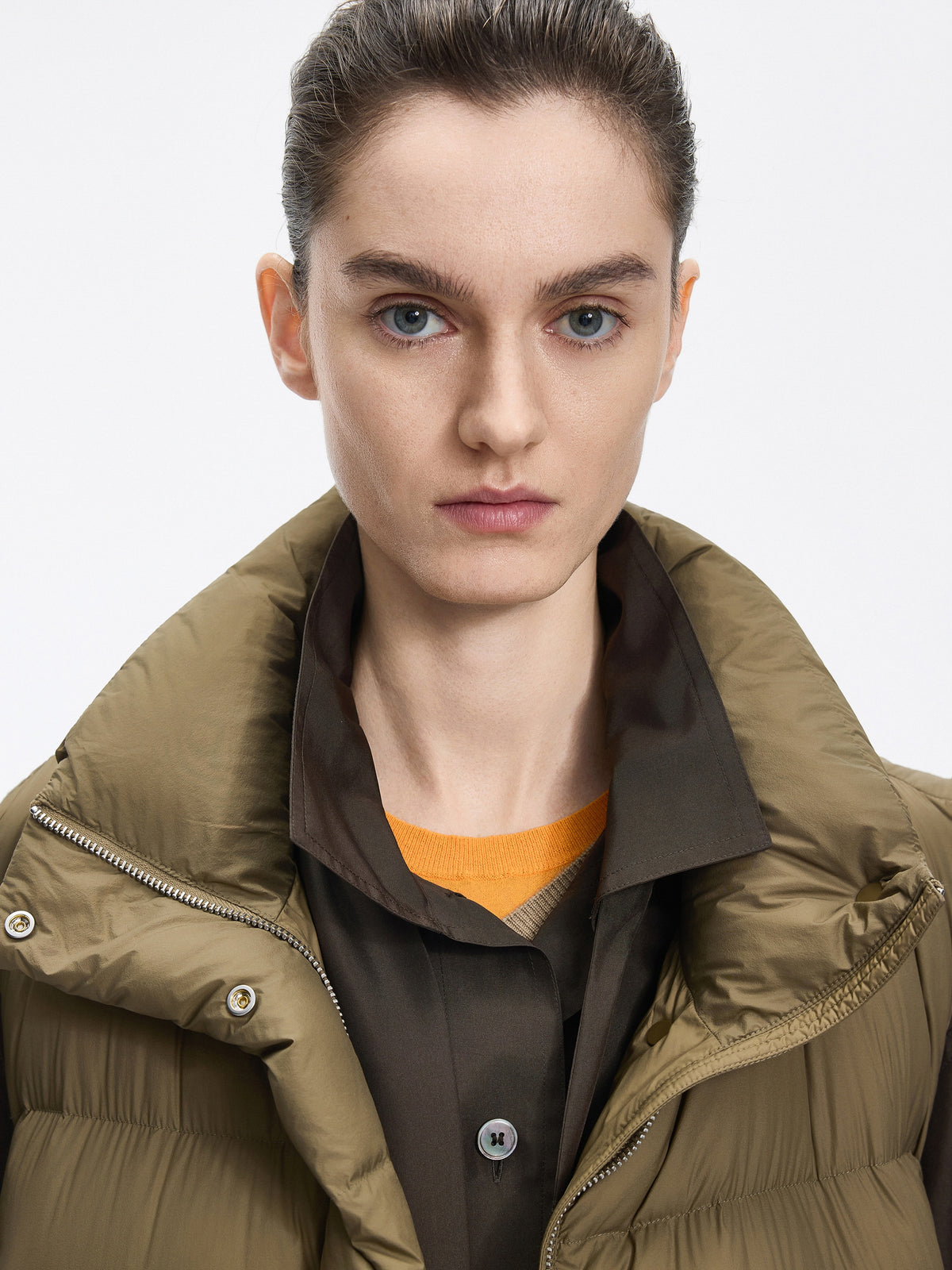 Vest / JNBY White Goose Down Nylon Vest