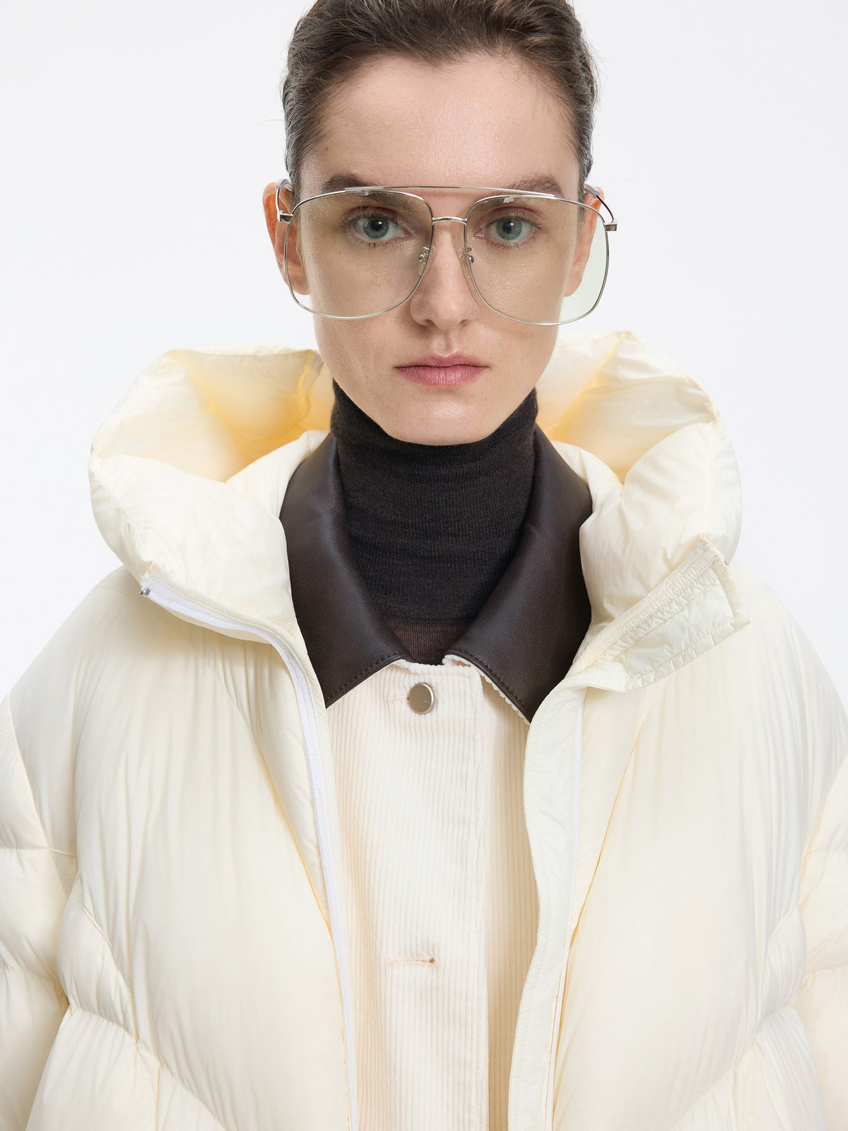 Jacket / JNBY Oversized Hooded Down Puffer