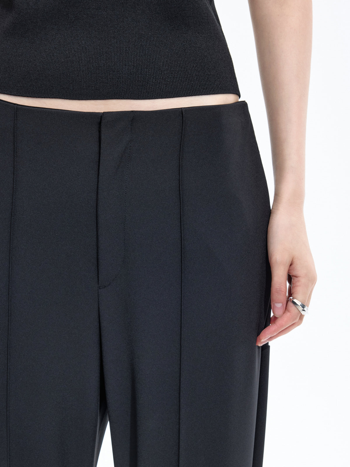 Pants / JNBY Nylon Blend Tapered Trousers