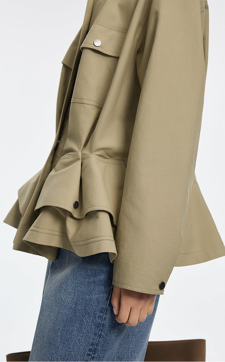 Jacket / JNBY Cotton Double-Layer Relaxed Fit