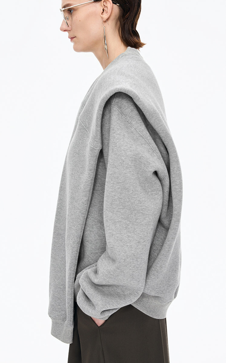 Sweatshirt / JNBY Oversized Cotton Pullover