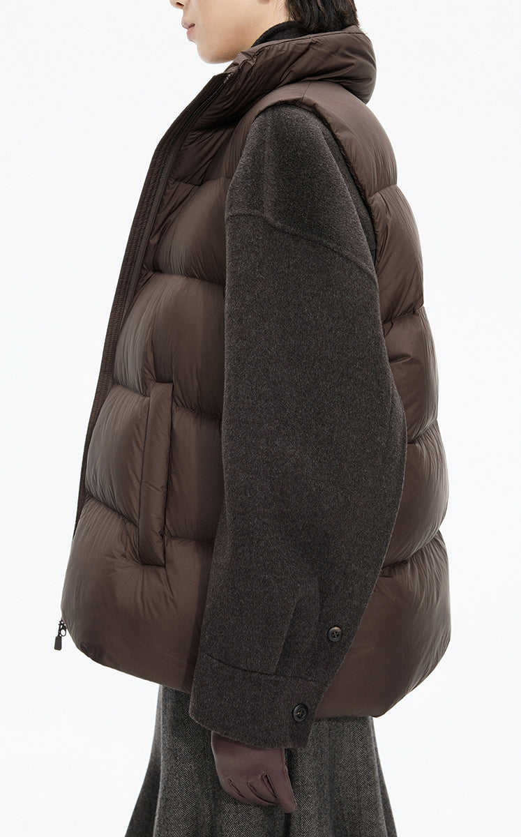 Down Vest / JNBY A-Line Oversize Down Vest