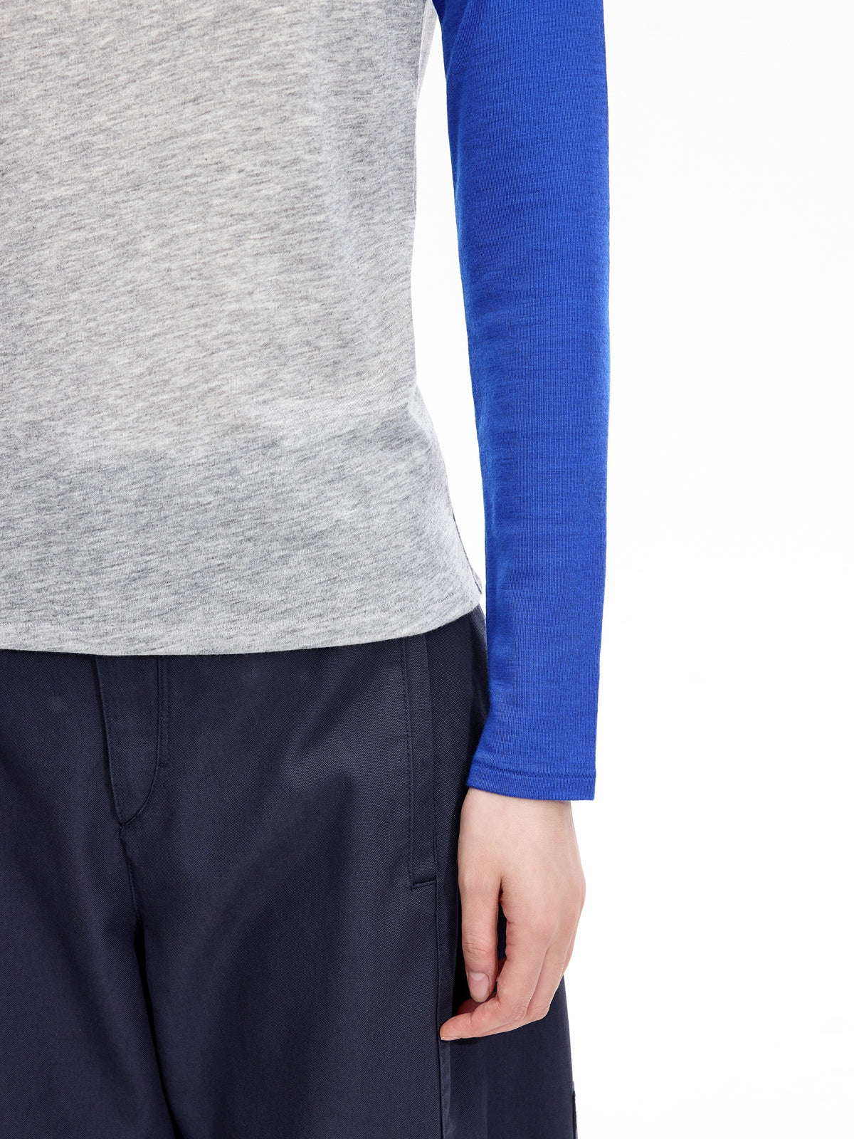 T-Shirt / JNBY Wool Blend Raglan Sleeve Top