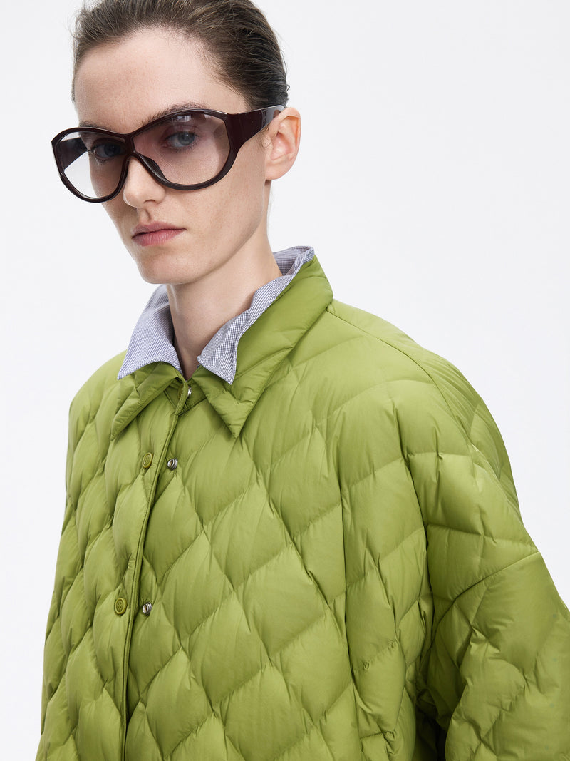 Jacket / JNBY Oversized Short Down Coat with 95% White Goose Down