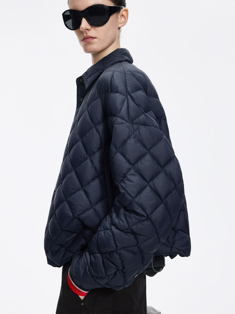 Jacket / JNBY Oversized Short Down Coat with 95% White Goose Down
