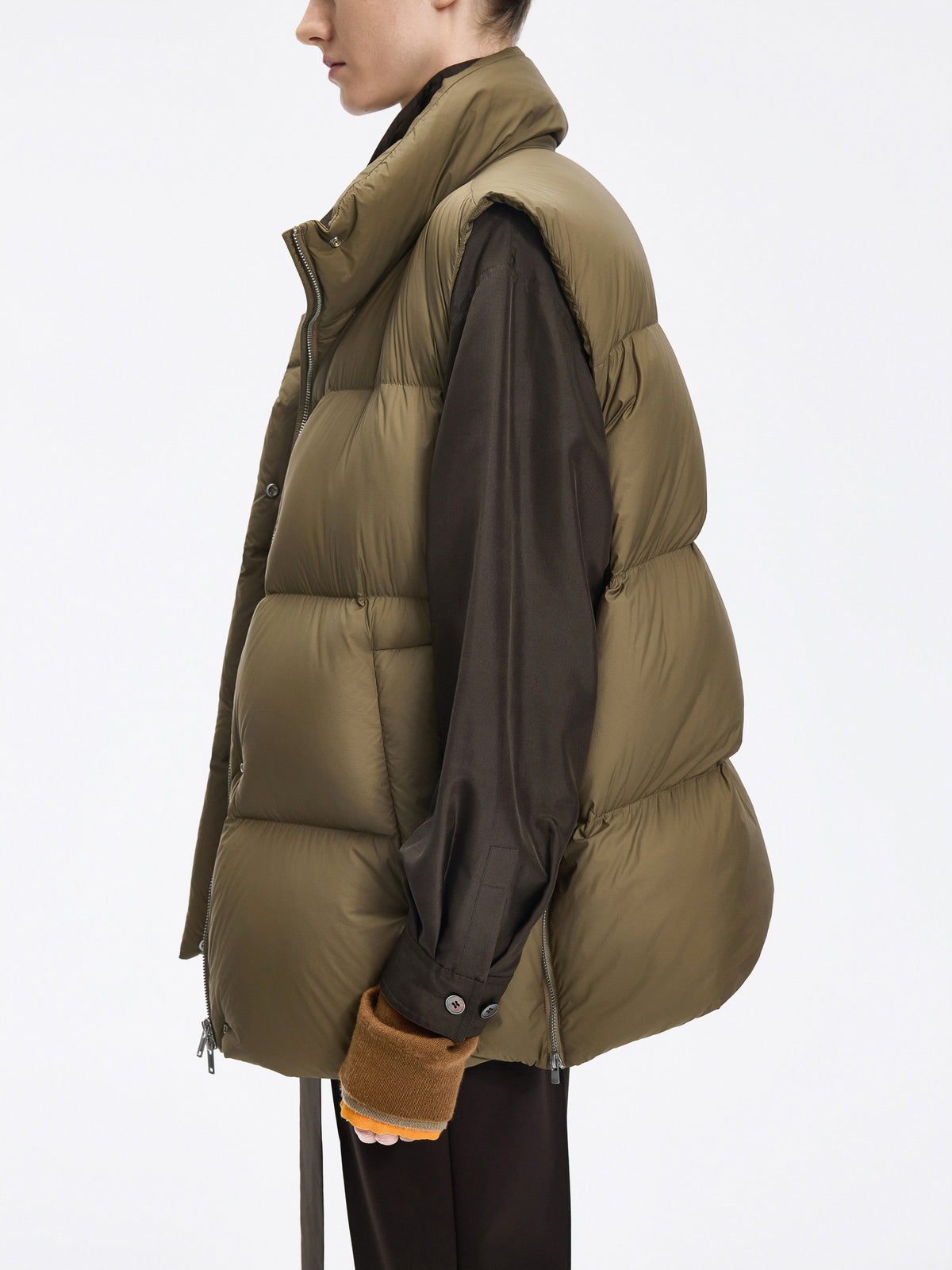 Vest / JNBY White Goose Down Nylon Vest