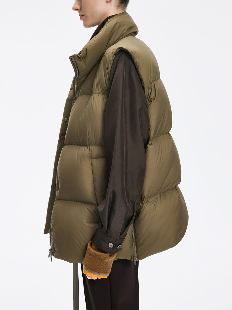 Vest / JNBY White Goose Down Nylon Vest
