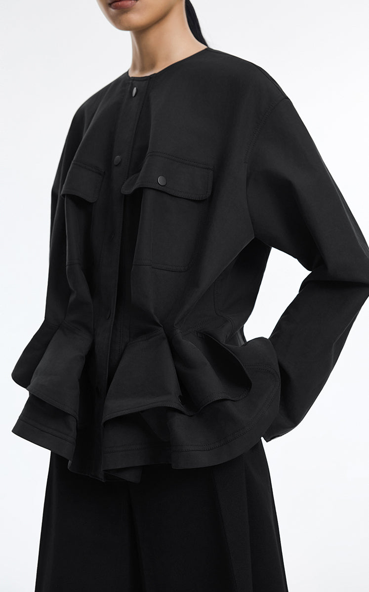 Jacket / JNBY Cotton Double-Layer Relaxed Fit