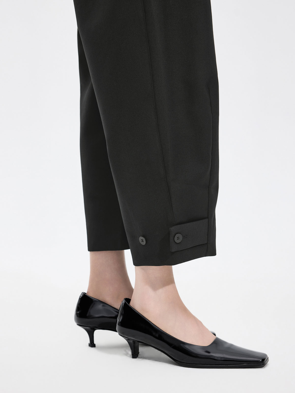 Pants / JNBY Merino Wool Blend Tapered Ankle Pants