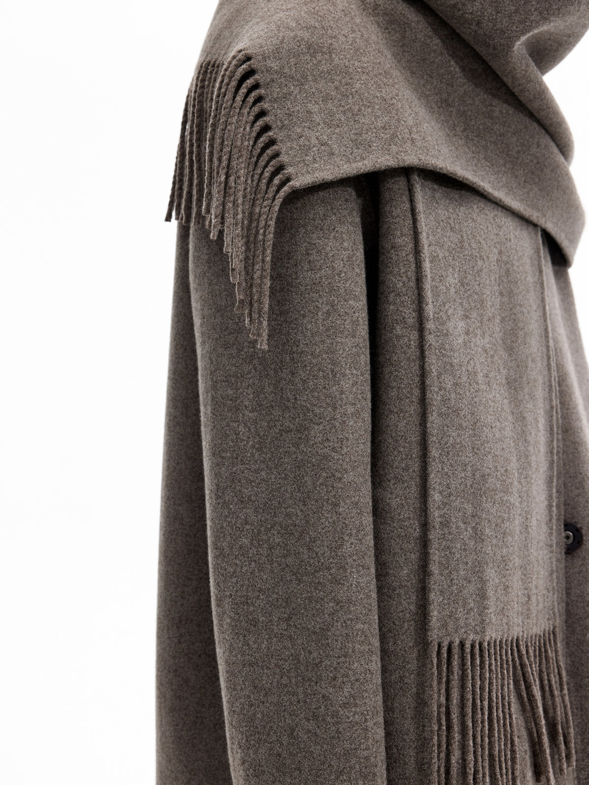 Coat / JNBY Wool Blend Double-Face Short Coat