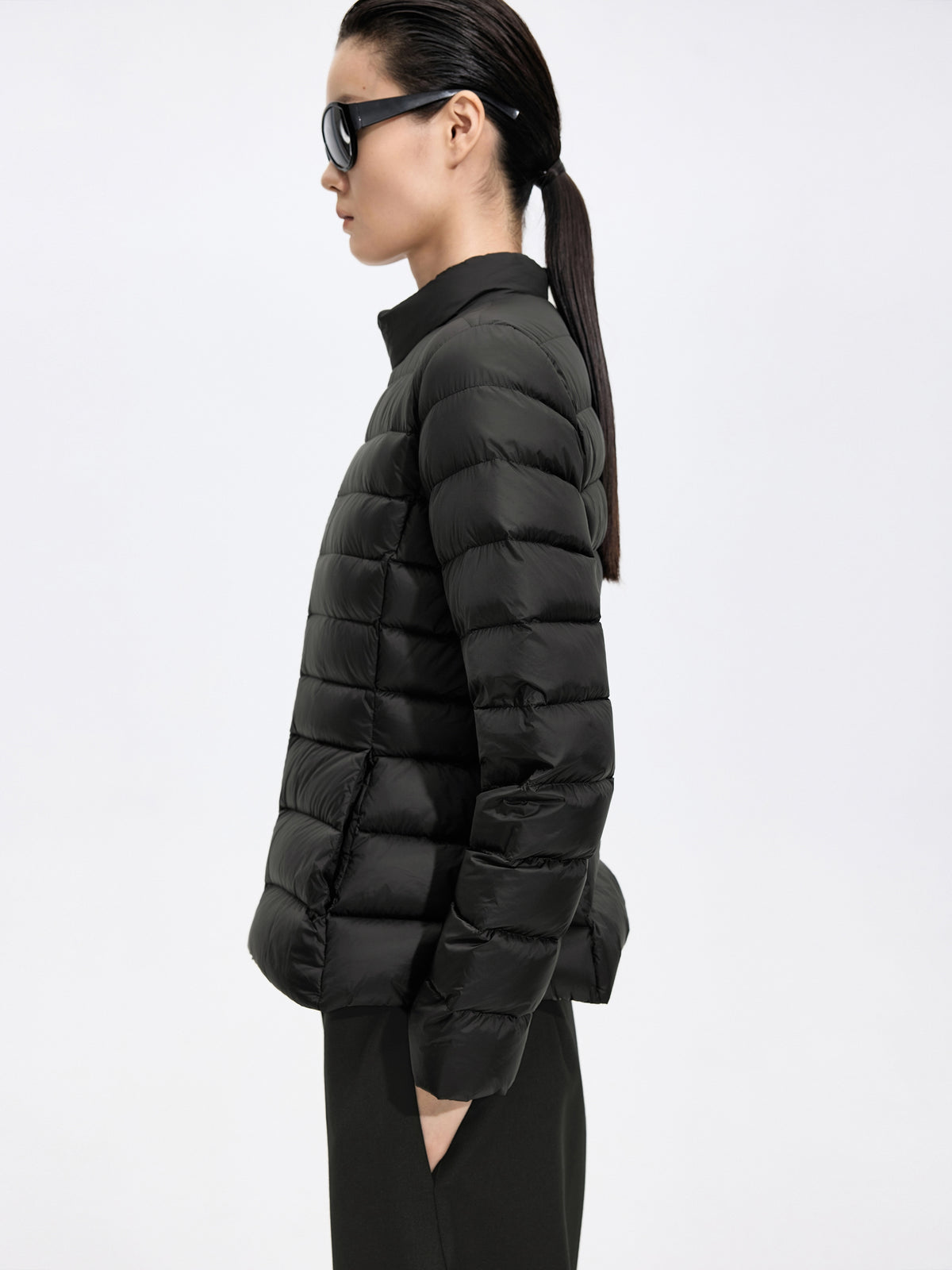 Jacket / JNBY Slim Fit Short Down Jacket with Stand Collar