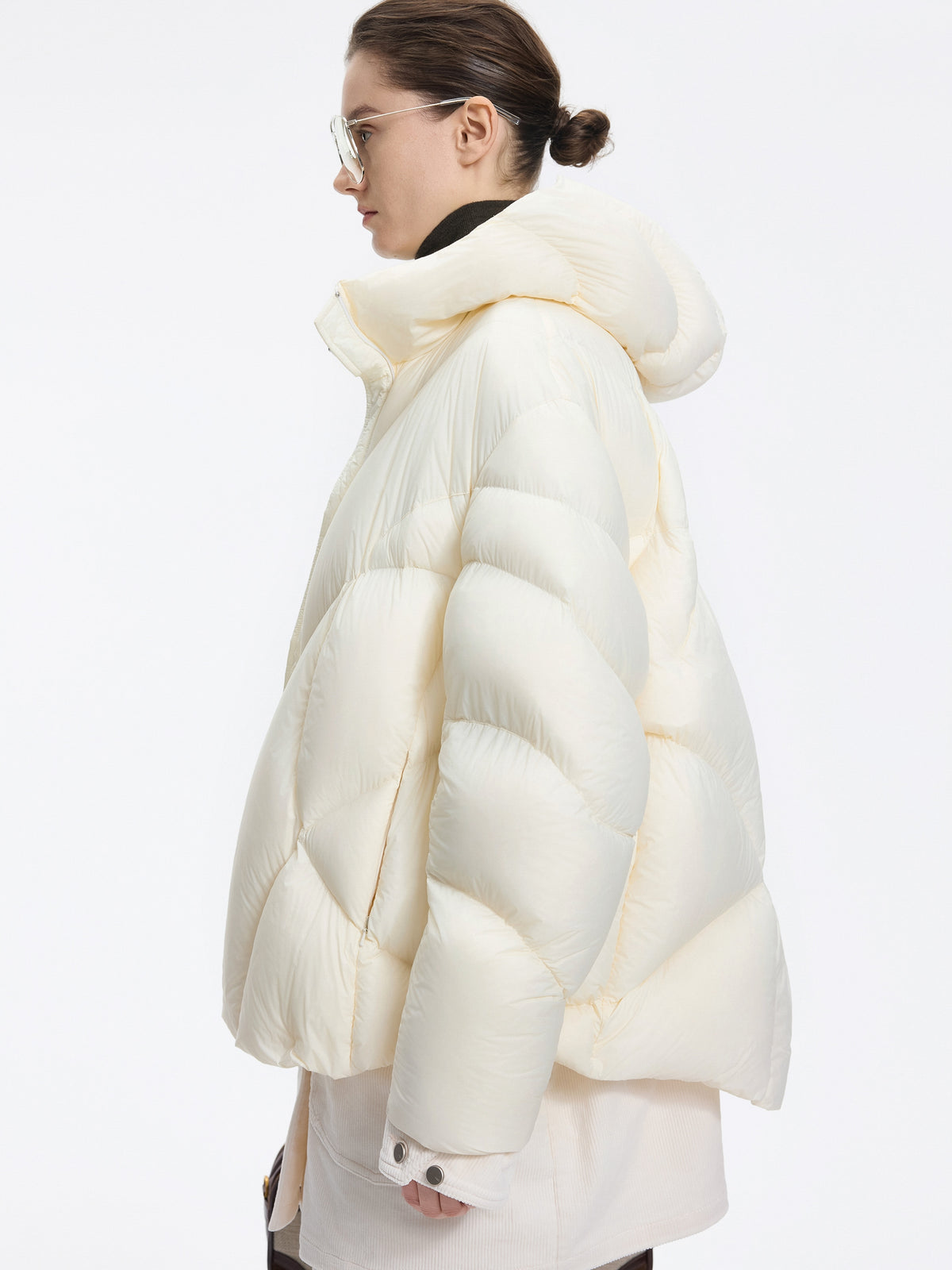 Jacket / JNBY Oversized Hooded Down Puffer