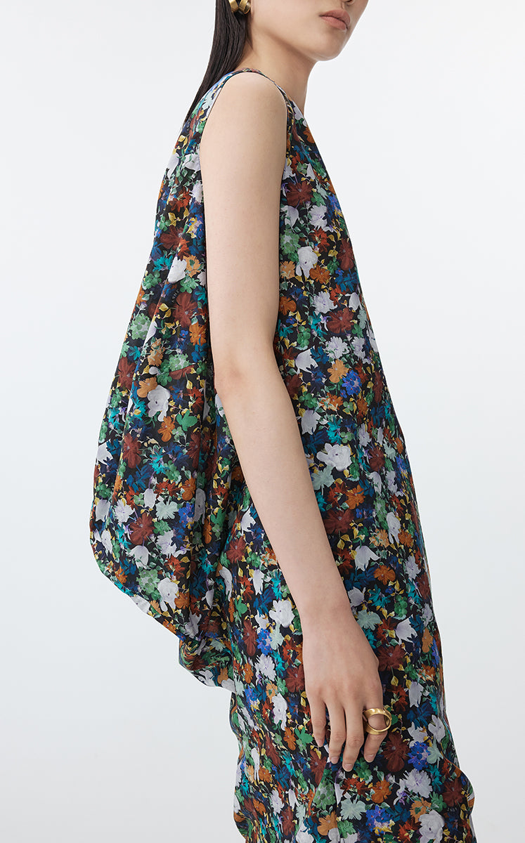 （Top-selling）Dress / JNBY Liberty Cotton Dress with Deconstructed Hem