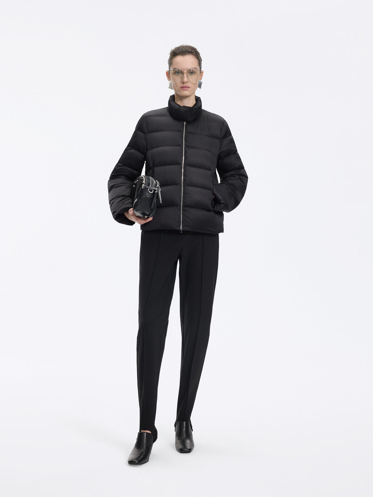 Pants / JNBY Nylon Blend Tapered Trousers