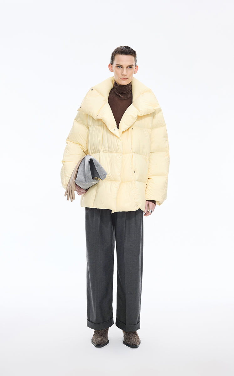 Pants / JNBY Straight-Leg Wool-Blend Trousers