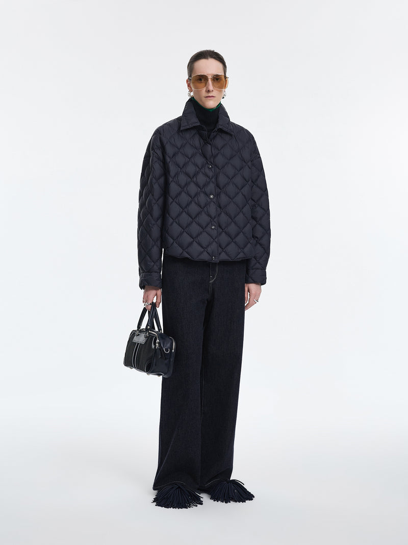 Jacket / JNBY Oversized Short Down Coat with 95% White Goose Down