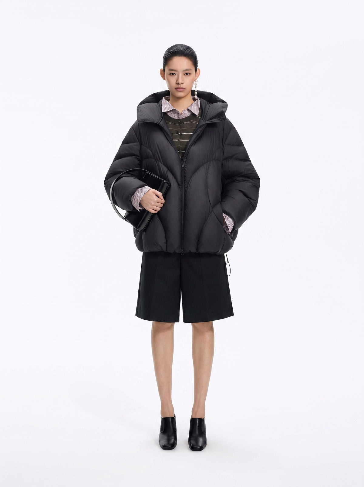 Jacket / JNBY Oversized Hooded Down Puffer