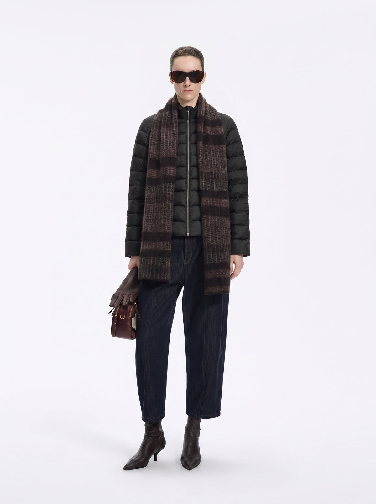 Jacket / JNBY Slim Fit Short Down Jacket with Stand Collar