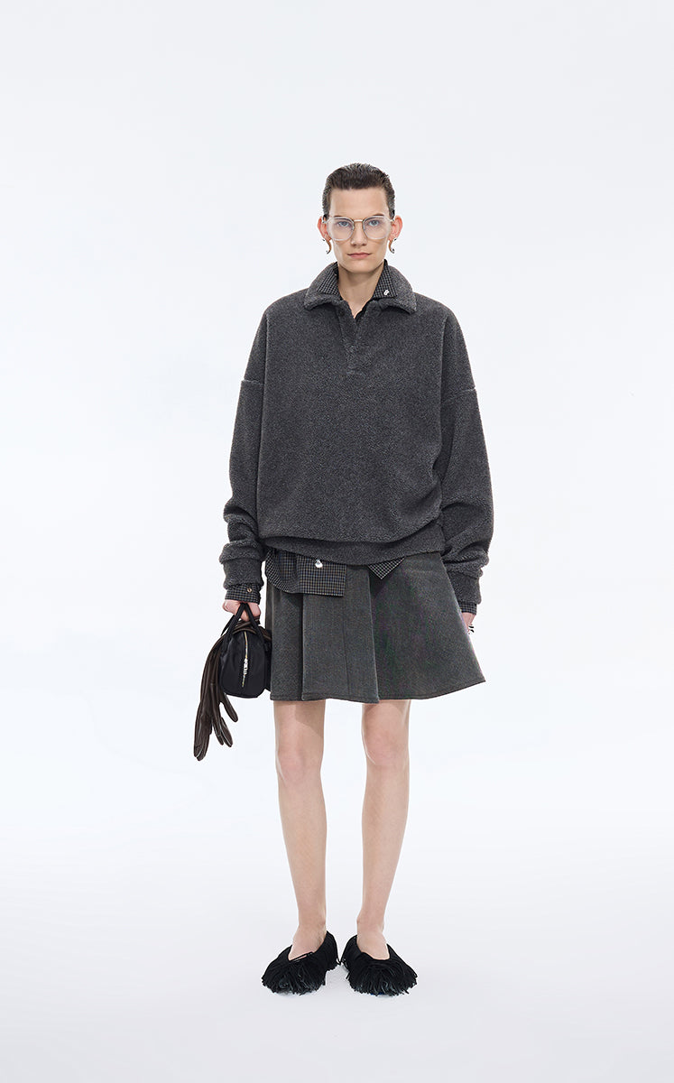 Skirt / JNBY A-Line Short Denim Skirt Black