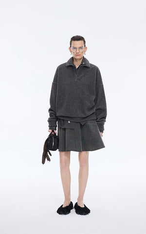 Skirt / JNBY A-Line Short Denim Skirt Black