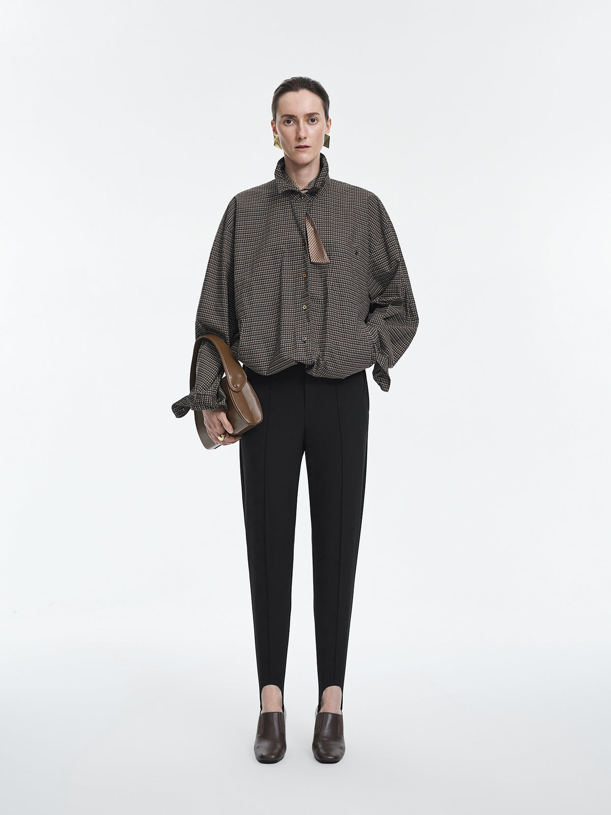 Pants / JNBY Nylon Blend Tapered Trousers