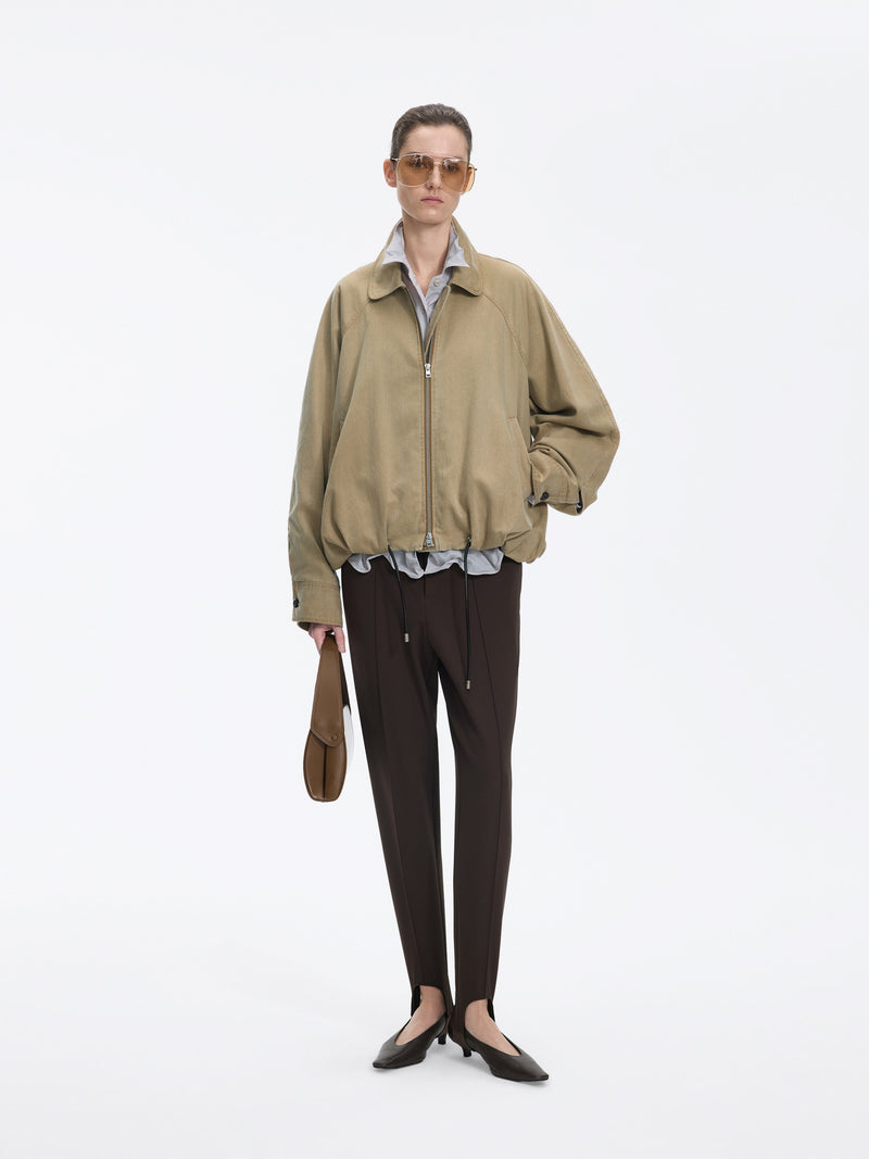 Pants / JNBY Nylon Blend Tapered Trousers