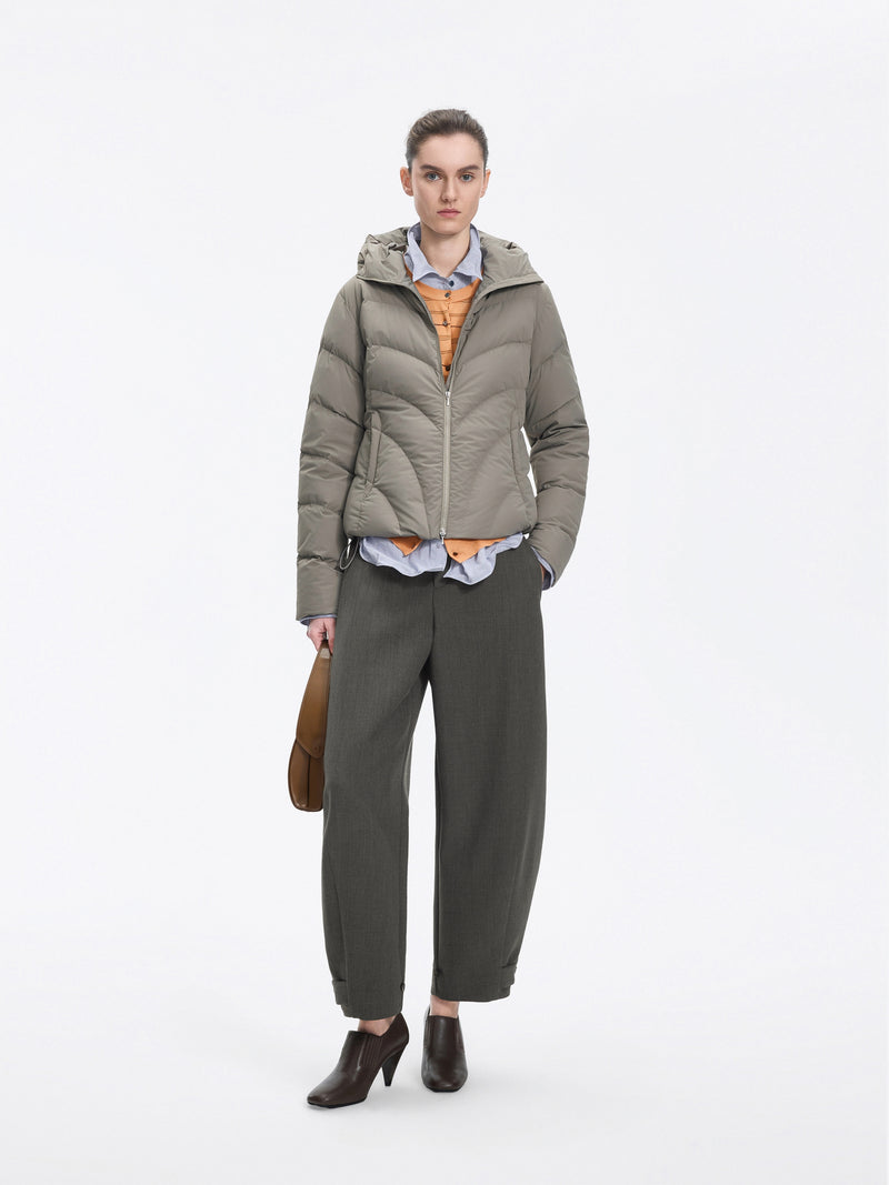 Pants / JNBY Merino Wool Blend Tapered Ankle Pants