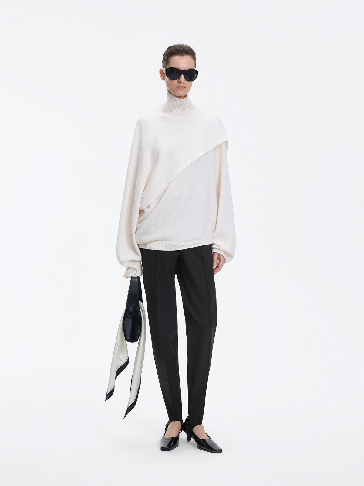 Pants / JNBY Nylon Blend Tapered Trousers