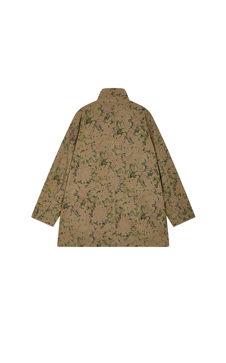 Jacket / JNBY Colored Pencil Floral Oversized Cotton Jacket