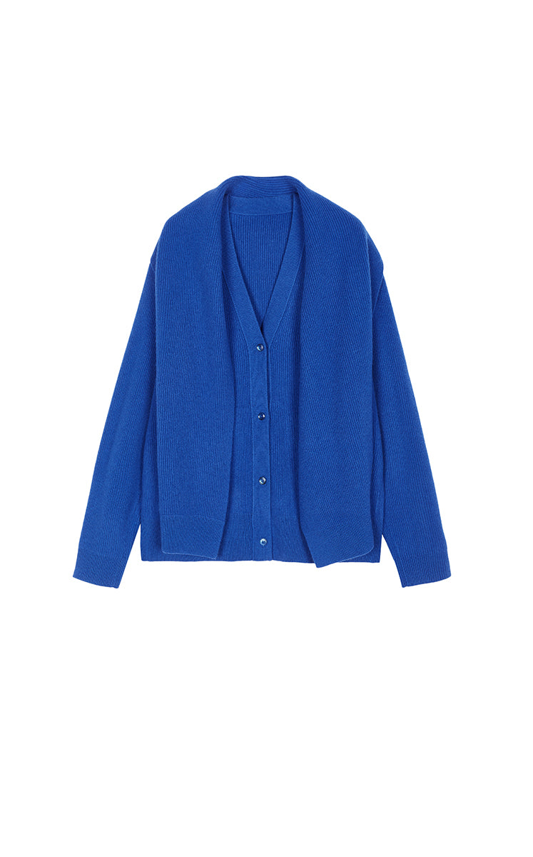 Sweater / (ESG)JNBY Wool Wrap Longline Cardigan