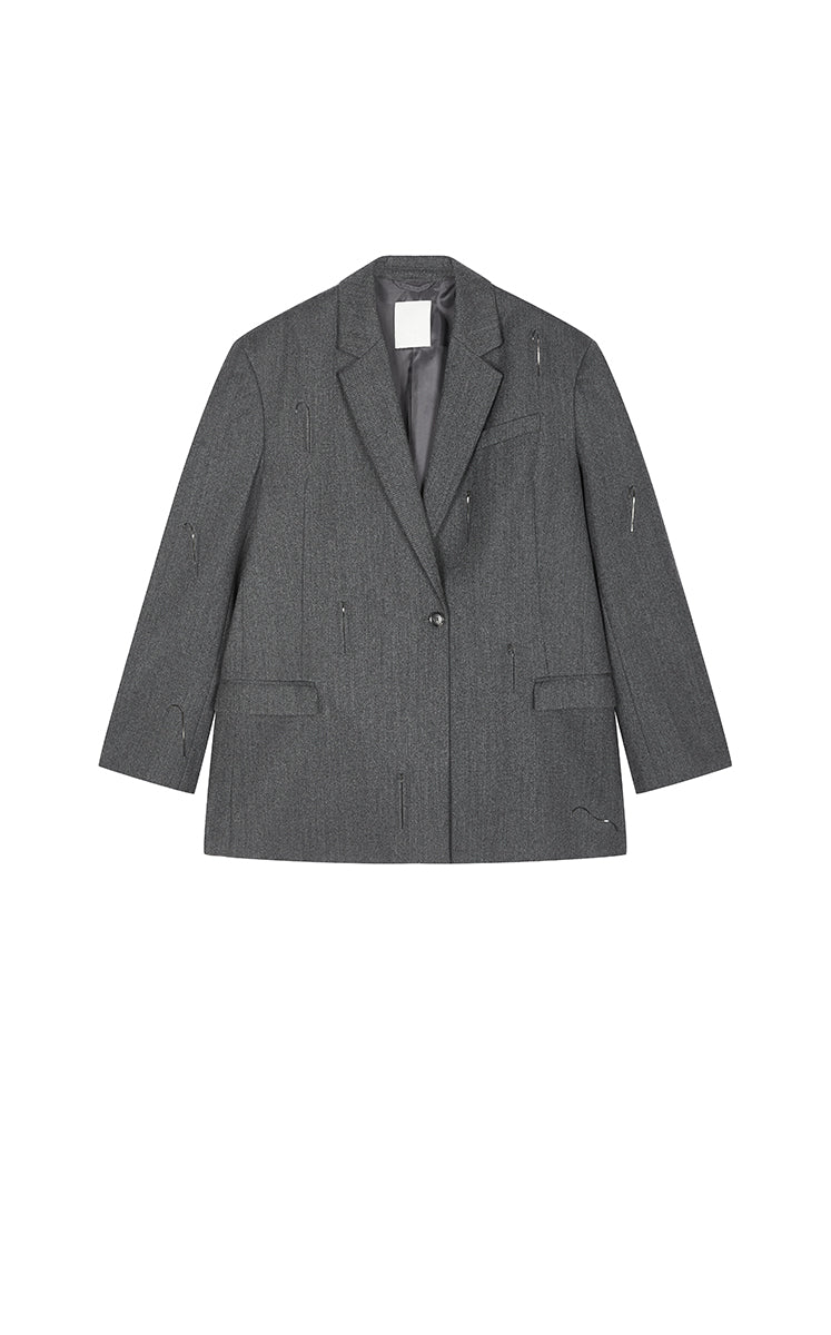 Blazer / JNBY Oversized Tassel Details Longline Blazer
