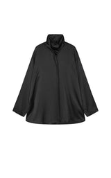 Shirt / JNBY Loose Pure Silk Long Sleeve Shirt
