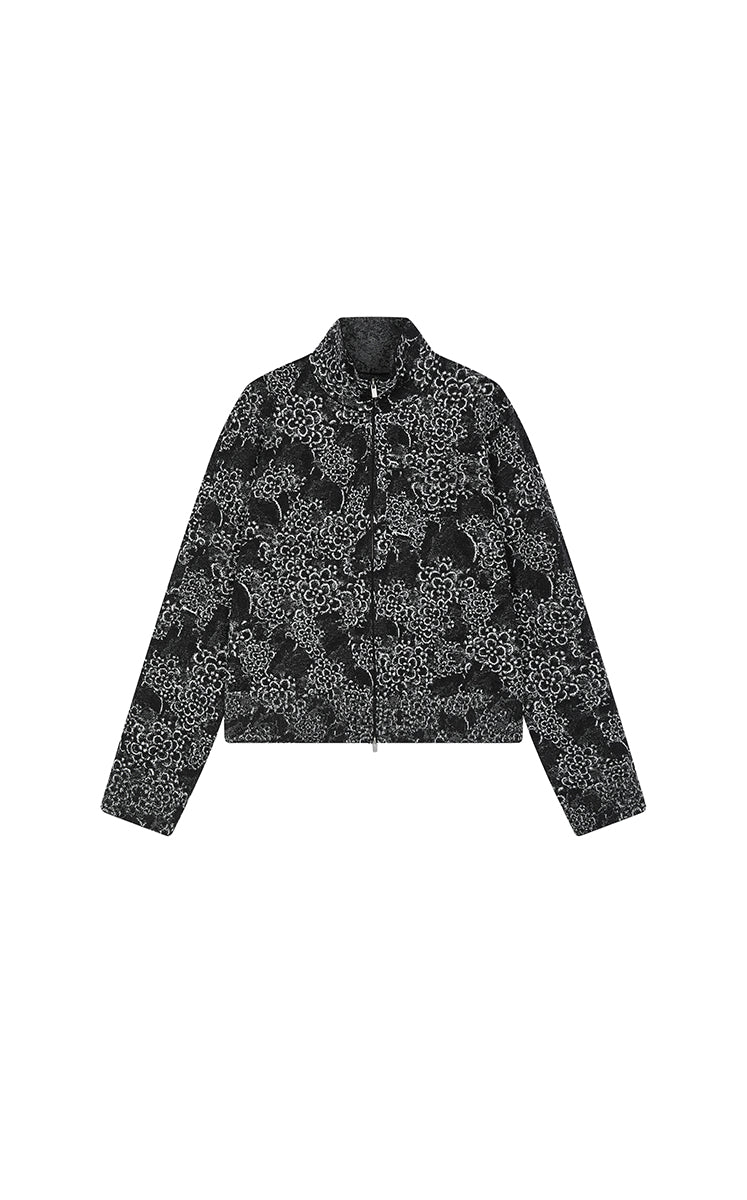 Sweater / JNBY Shadow Art Wool Blend Cardigan