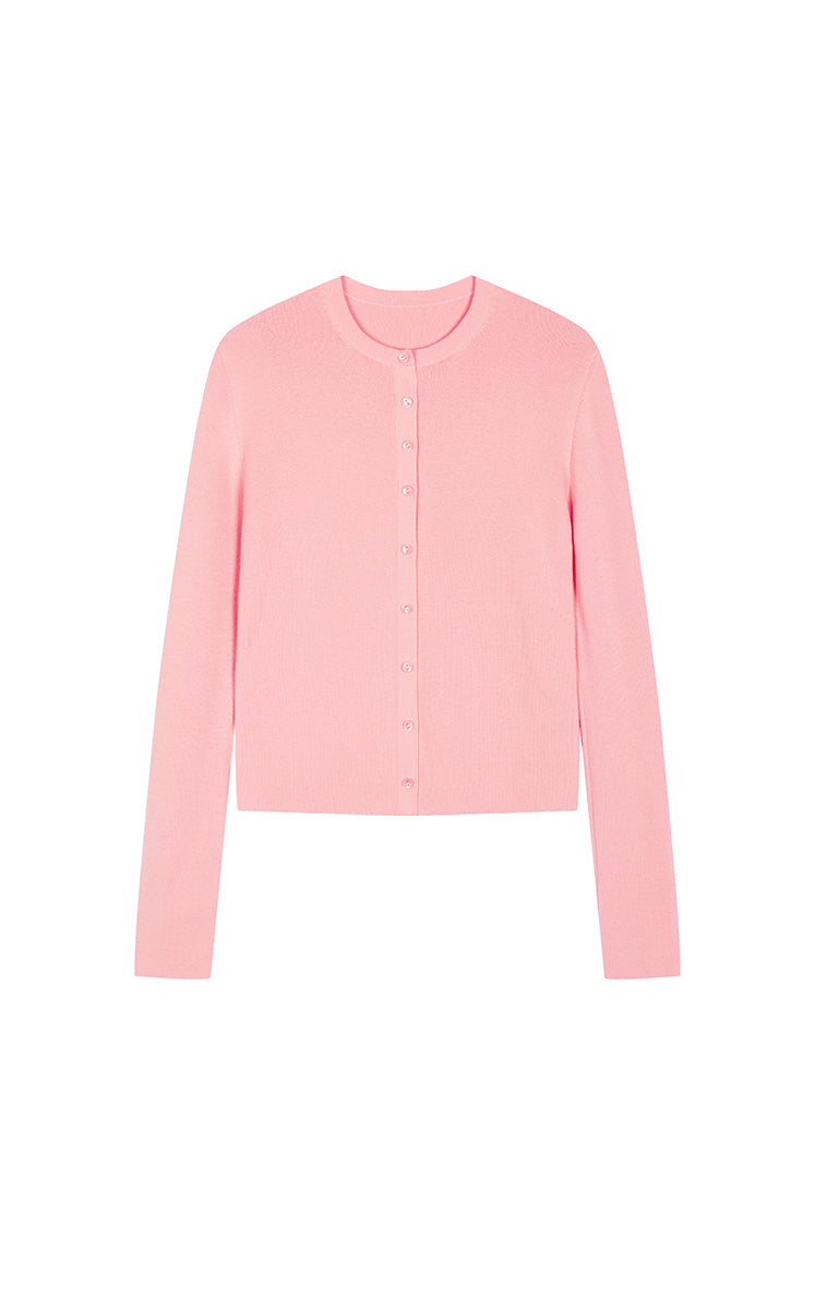 Sweater / JNBY Slim Wool Stretch Cardigan