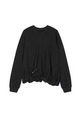 Sweatshirt / JNBY Loose Cotton Blend Sweatshirt