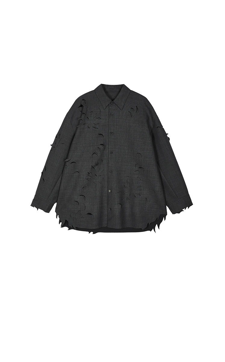 Jacket / JNBY Relaxed Wool Blend Cutout Jacket