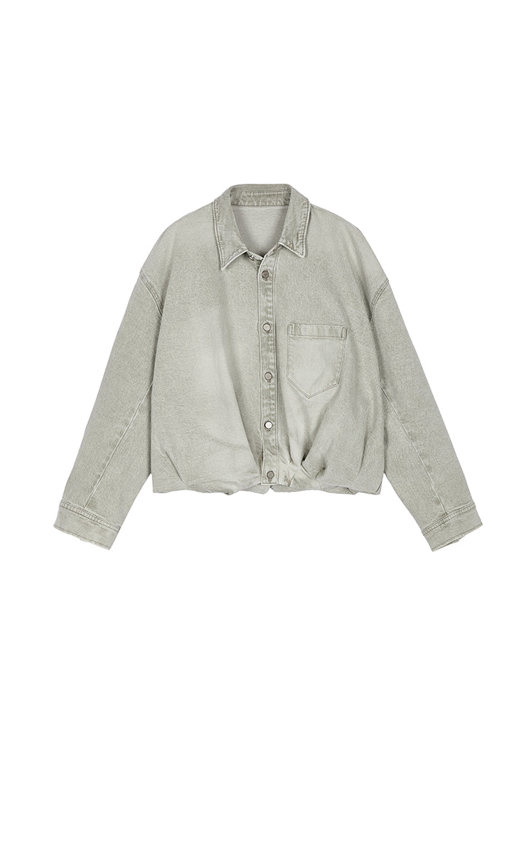 Jacket / JNBY Relaxed Vintage Denim Jacket