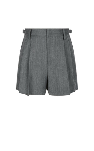 Shorts / JNBY Straight-Leg Wool-Blend Shorts Grayish-brown