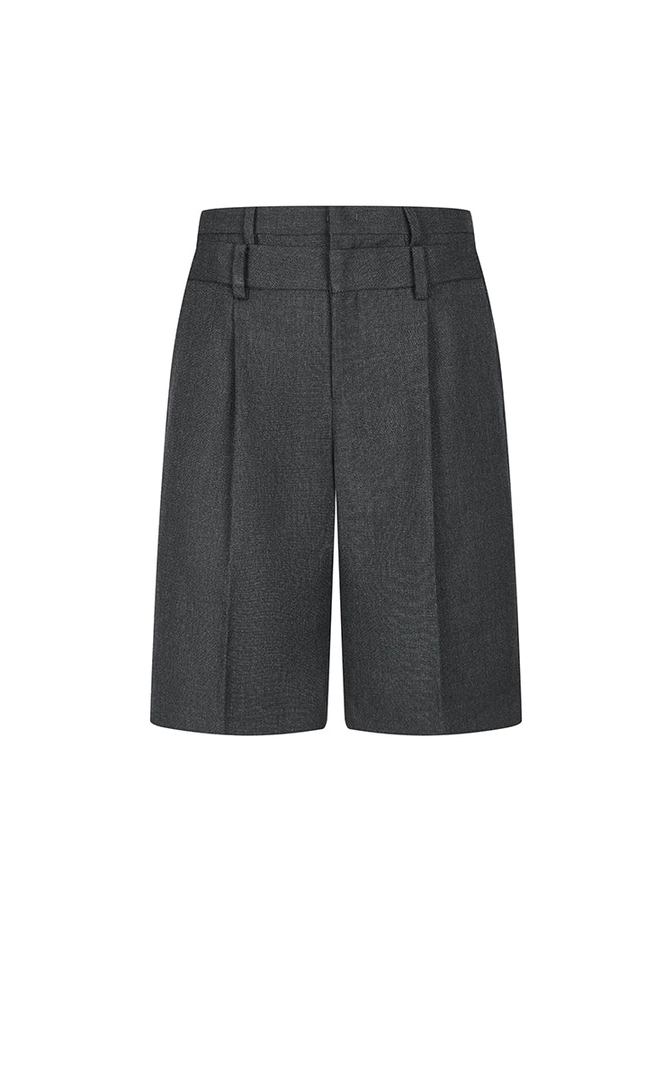Pants / JNBY Straight-Leg Wool Blend Bermuda pants