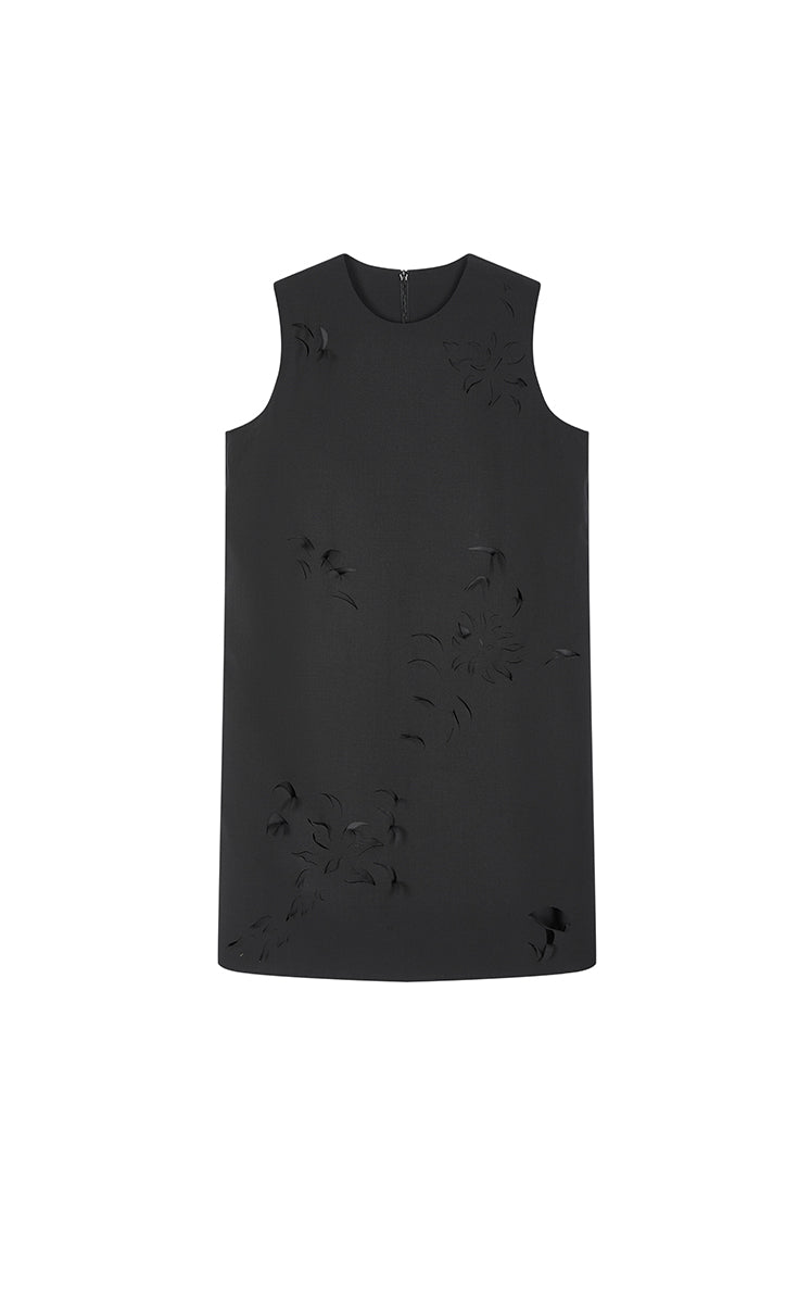 Dress / JNBY Sleeveless Wool Blend Sheath Dress